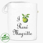 Я люблю Рене Магритта (яблоко)