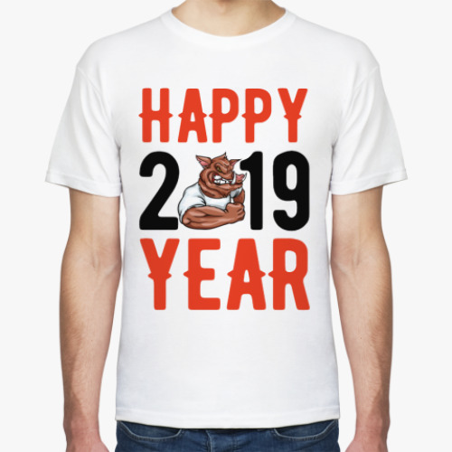 Футболка HAPPY YEAR 2019