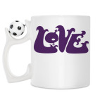 Кружка с футбольным мячиком