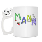 Кружка с футбольным мячиком