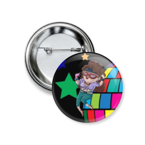 Значок 37мм с принтом Fabulous