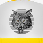 Звериный оскал, пасть волка, хищник