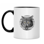 Кружка двухцветная