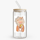 Банка с бамбуковой крышкой