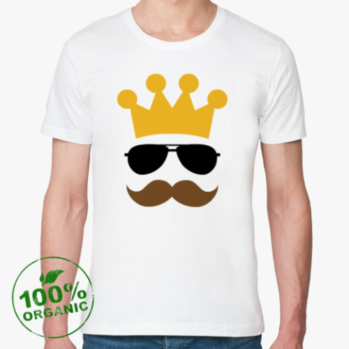 Футболка из органик-хлопка с принтом King