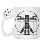 Кружка с футбольным мячиком