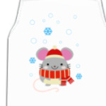 Мышонок и снежинки