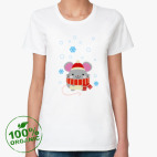 Женская футболка органик