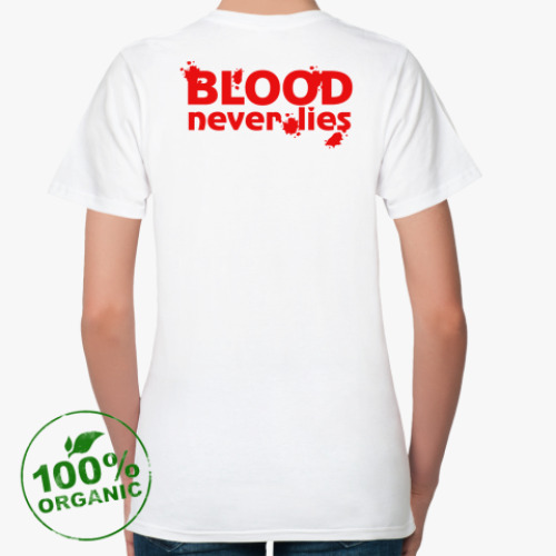 Женская футболка из органик-хлопка с принтом Декстер