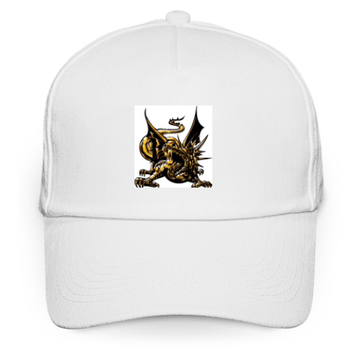 Кепка бейсболка с принтом Дракон