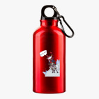 Металлическая бутылка 400 мл UV-DTF