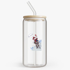 Банка с бамбуковой крышкой