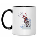 Кружка двухцветная