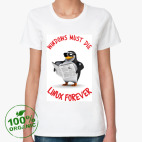 Женская футболка органик