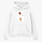 Толстовка худи оверсайз