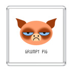 Магнит 6.5 x 6.5 см Grumpy Animals