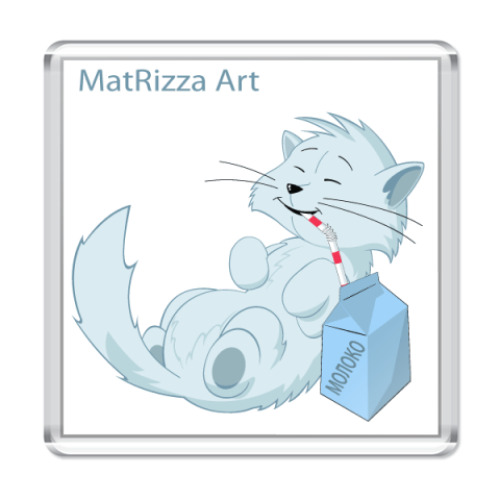 Магнит  Молочный кот