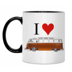 Кружка двухцветная