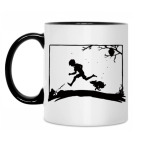 Кружка двухцветная