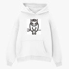 Толстовка худи оверсайз