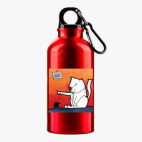 Металлическая бутылка 400 мл UV-DTF