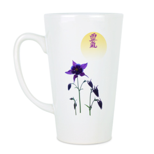 Чашка Латте с принтом Рейки