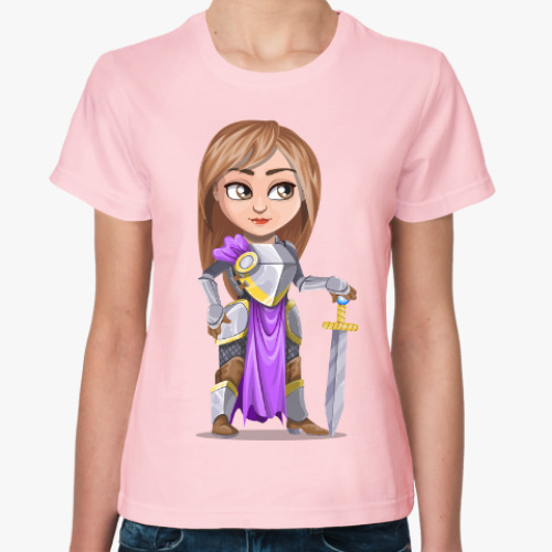 Женская футболка Воительница