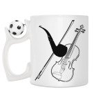 Кружка с футбольным мячиком