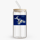 Банка с бамбуковой крышкой