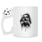 Кружка с футбольным мячиком