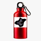 Металлическая бутылка 400 мл UV-DTF