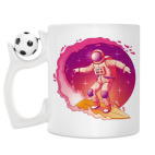 Кружка с футбольным мячиком