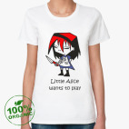 Женская футболка органик