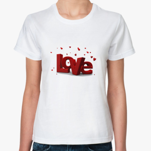 Классическая футболка Love
