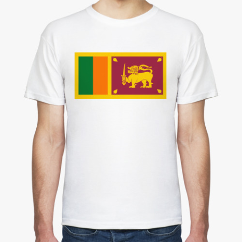 Футболка флаг Шри-Ланки