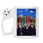 Кружка с футбольным мячиком