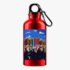 Металлическая бутылка 400 мл UV-DTF