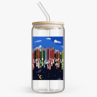 Банка с бамбуковой крышкой