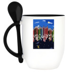 Кружка с ложкой