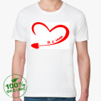 Мужская футболка органик