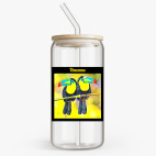 Банка с бамбуковой крышкой