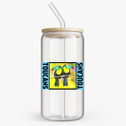 Банка с бамбуковой крышкой