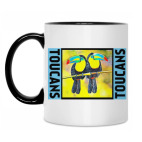 Кружка двухцветная