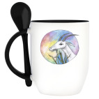 Кружка с ложкой