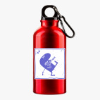 Металлическая бутылка 400 мл UV-DTF