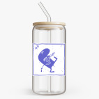 Банка с бамбуковой крышкой