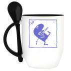 Кружка с ложкой