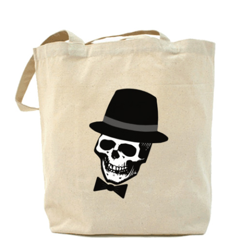 Сумка шоппер с принтом Череп