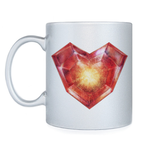 Кружка с принтом Warm Heart