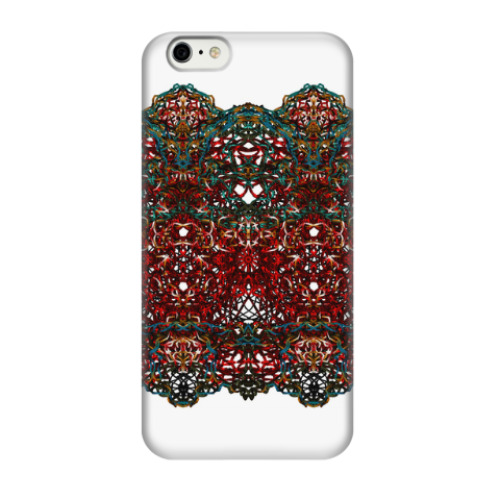 Чехол для iPhone 6/6s Ажур,кружево,цветной узор,arabesque,мавританский